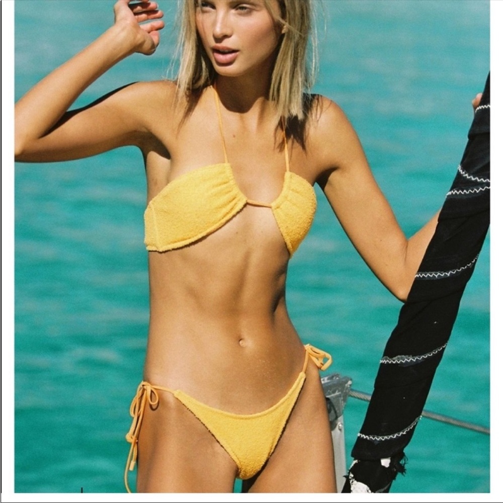 TRIANGL Orange Terry Cloth Bikini